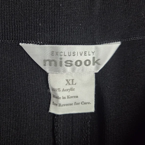 Misook Black Dress Pants Classic Style - Picture 6 of 7